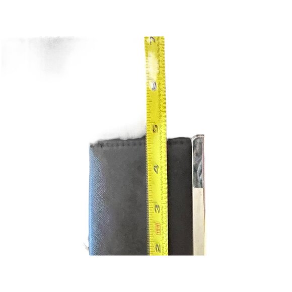 🌸3/$15🌸 Black Rectangle Wallet with Silver Edge Closure - Picture 4 of 5